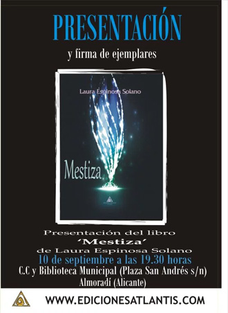 Presentación de Mestiza, de Laura Espinosa Solano Presentación de Mestiza, de Laura Espinosa Solano