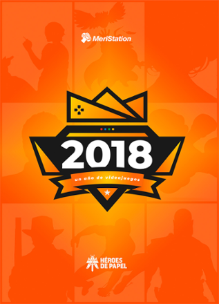 Portada libro - 2018: Un año videojuegos, de Meristation