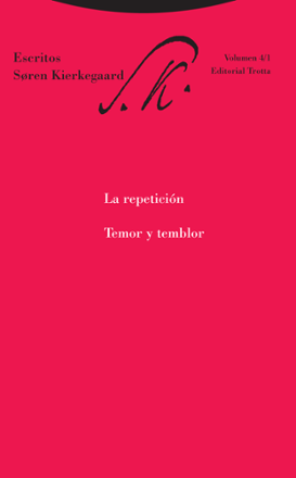 Portada libro - La repetición. Temor y temblor