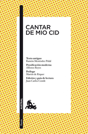 Portada libro - Cantar de Mio Cid