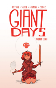 Portada libro - Giant Days volumen 5 