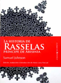 Portada libro - La historia de Rasselas, príncipe de Abisinia 