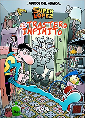 Portada libro - Superlópez y el trastero infinito
