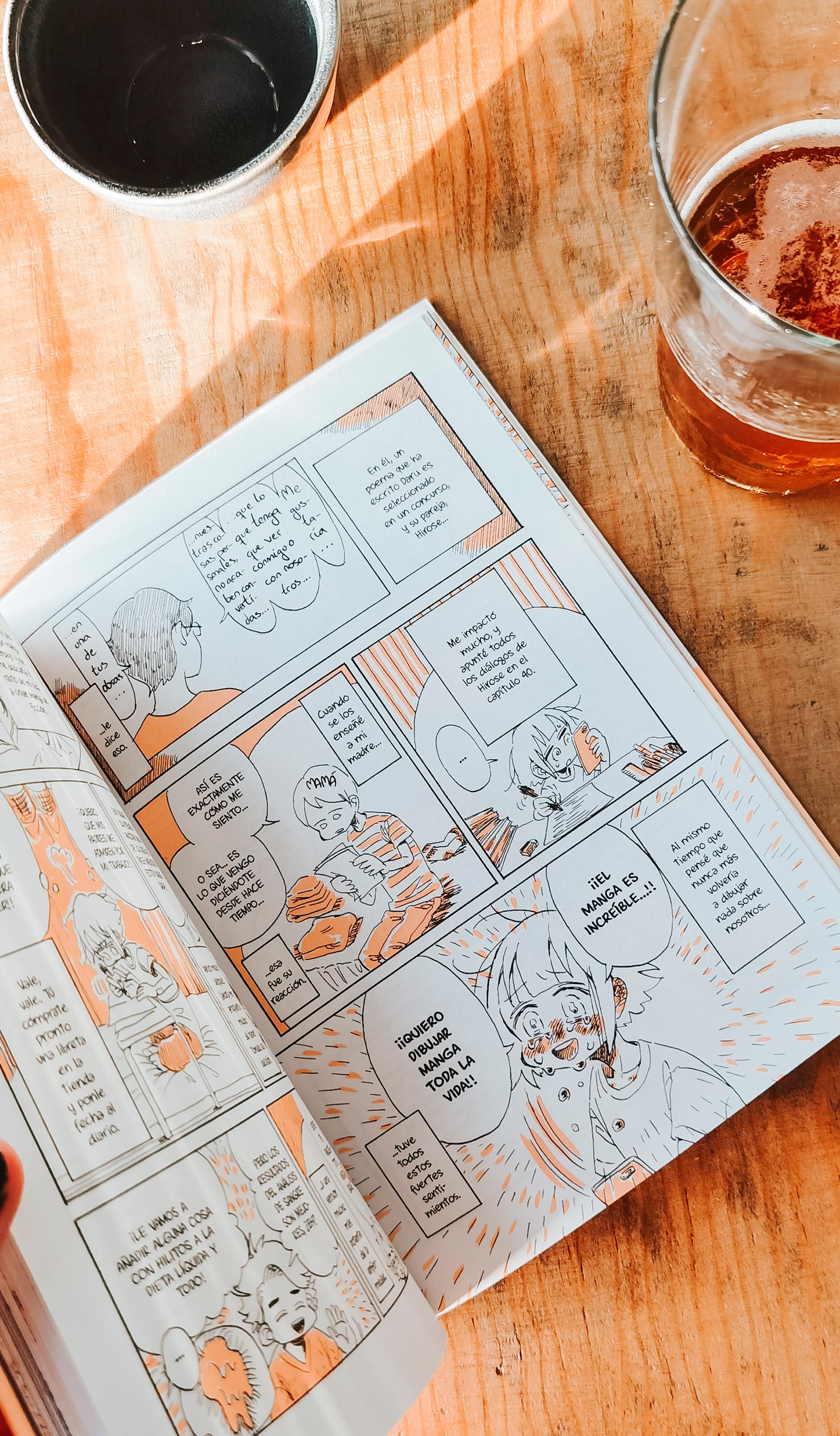 Páginas interiores del cómic de Kabi Nagata