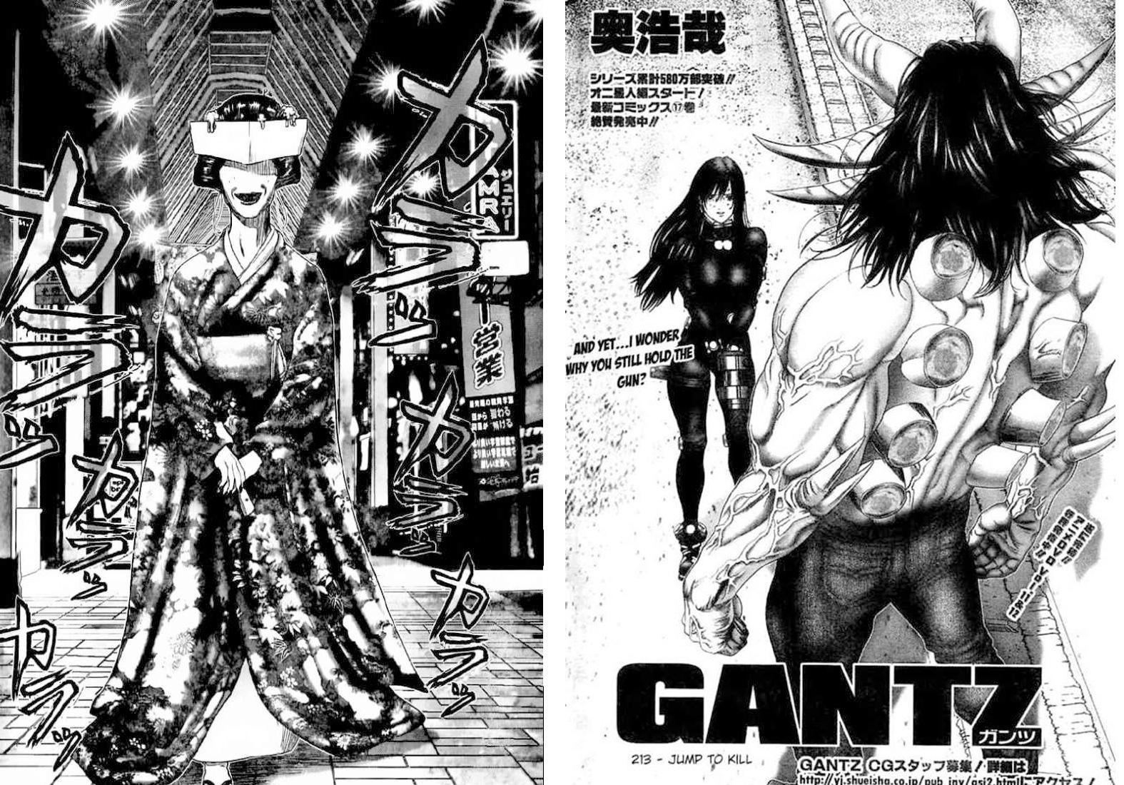 Gantz Critica Poetica De Uno De Los Mangas De Accion Por Excelencia