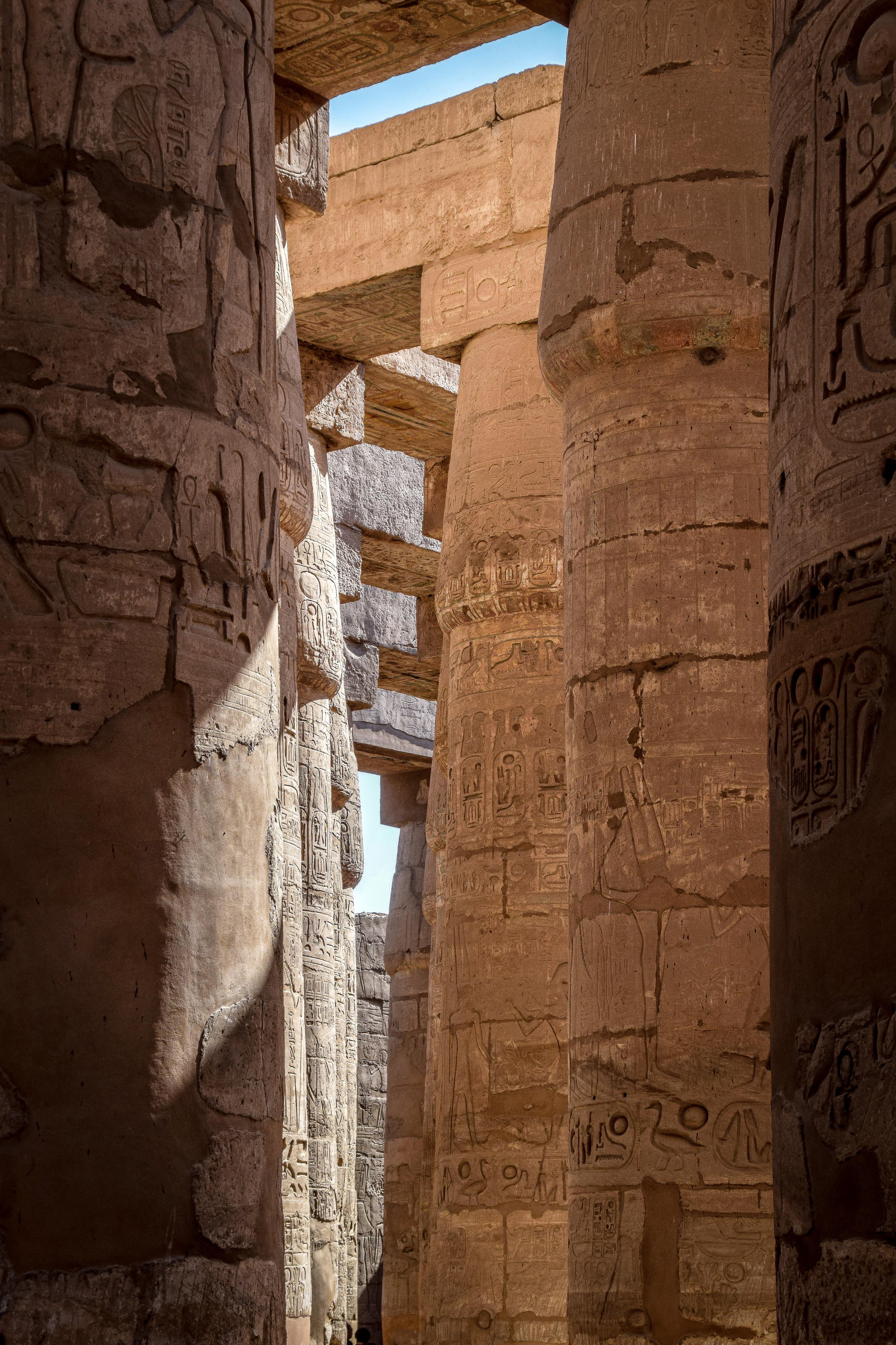 Fotografía interior tumba de Tutankamon