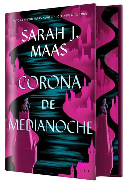 Portada del libro Corona de Medianoche - Sarah J. Maas (edición limitada)