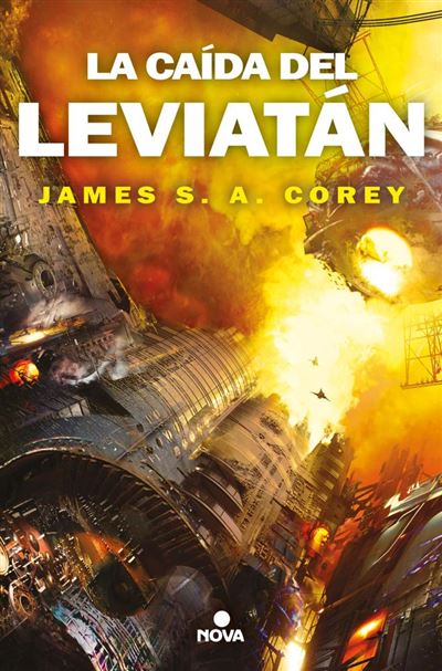 Portada del libro La caída del Leviatán (The Expanse 9) - James S. A. Corey
