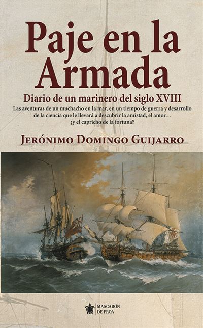 Portada del libro Paje en la Armada - Jerónimo Domingo Guijarro