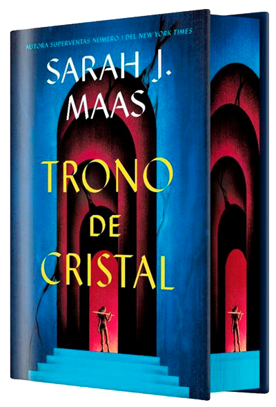 Portada del libro Trono de Cristal - Sarah J. Maas (edición limitada) 