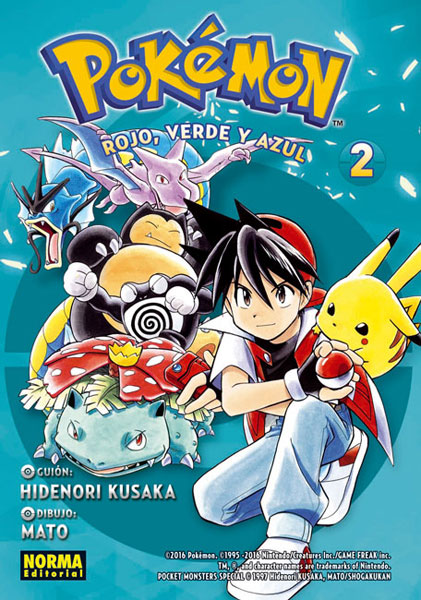 Portada libro - Pokémon Rojo, Verde y Azul 2 