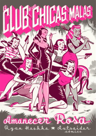 Portada libro - El club de las chicas malas: Amanecer rosa