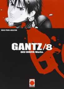 Portada libro - Gantz tomo 08 