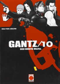 Portada libro - Gantz tomo 10 