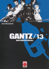 Portada libro - Gantz tomo 13 