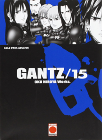 Portada libro - Gantz tomo 15 