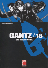 Portada libro - Gantz tomo 18 