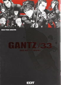 Portada libro - Gantz tomo 33 