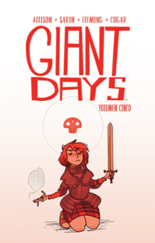 Portada del libro Giant Days volumen 5
