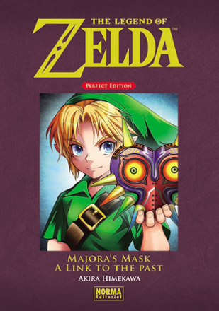 Portada libro - The Legend of Zelda - Perfect Edition 2: Majora's Mask y a Link to the Past
